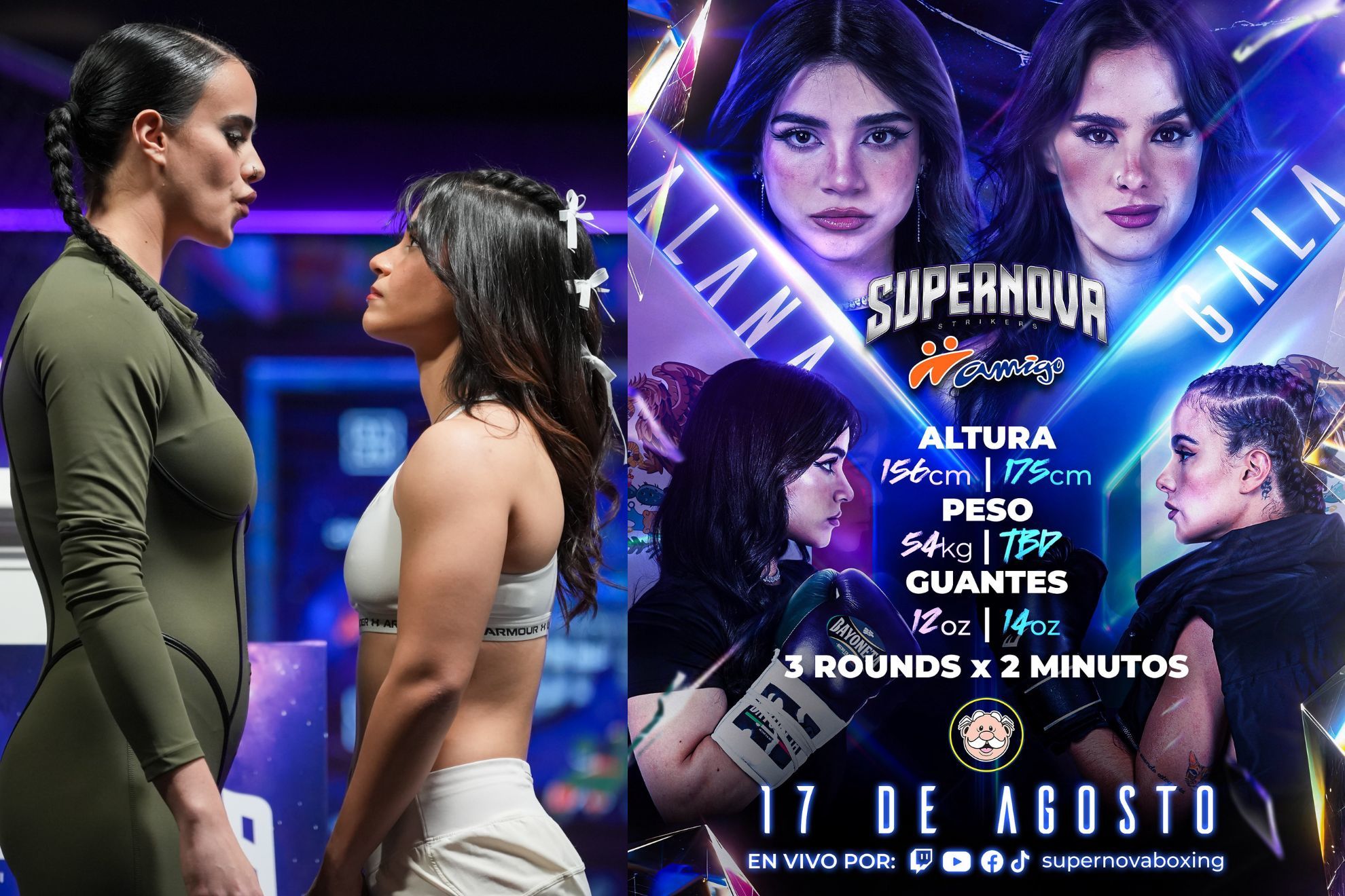 Resumen Alana Flores vs. Gala Montes: Polémicos jueces en triunfo de la  novia de Sebastián Cáceres a la ex integrante de La Casa de los Famosos en  Supernova Boxing | MARCA México