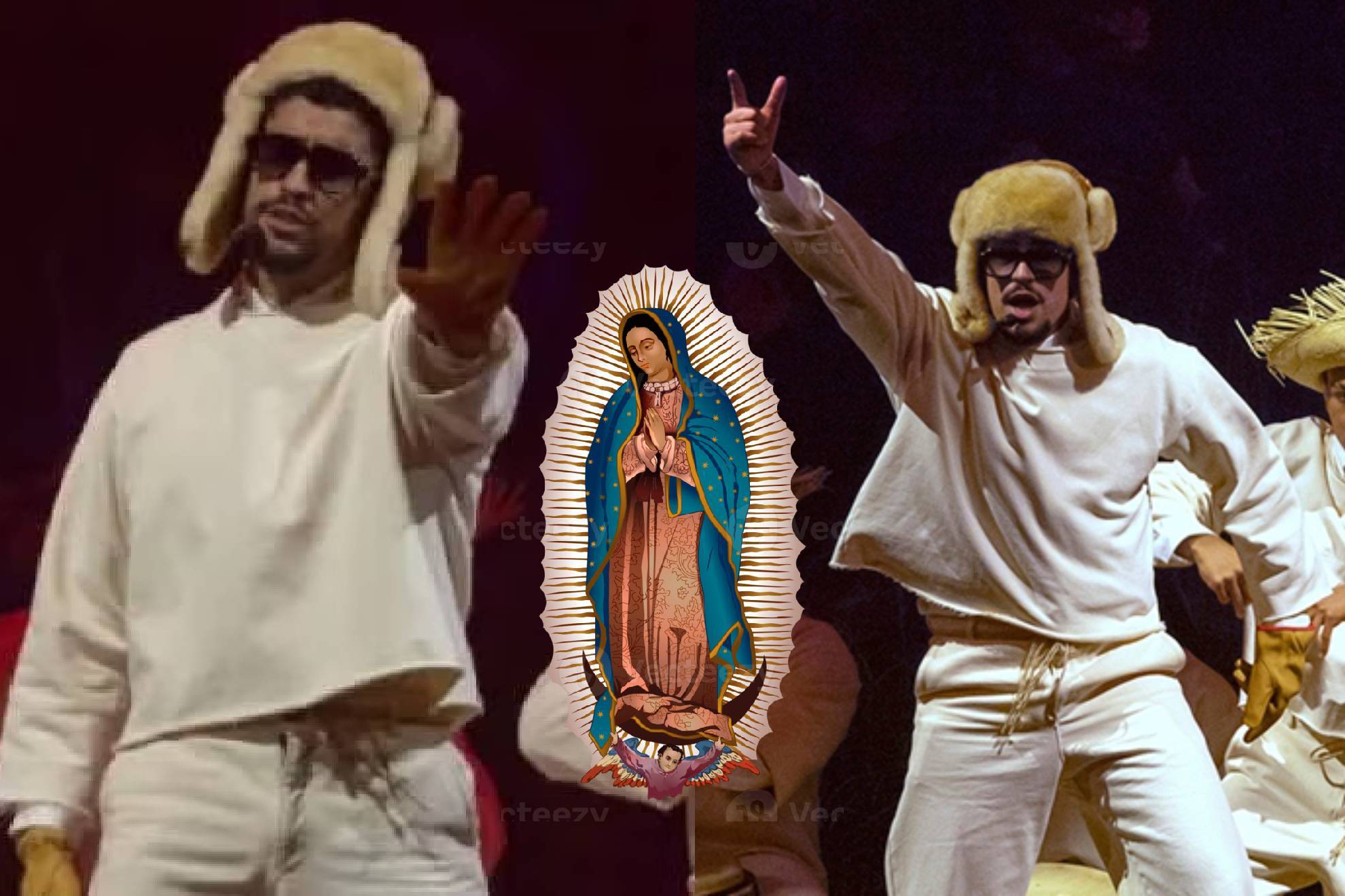 Foto: Bad Bunny conecta con la fe del público de CDMX/Cortesía
