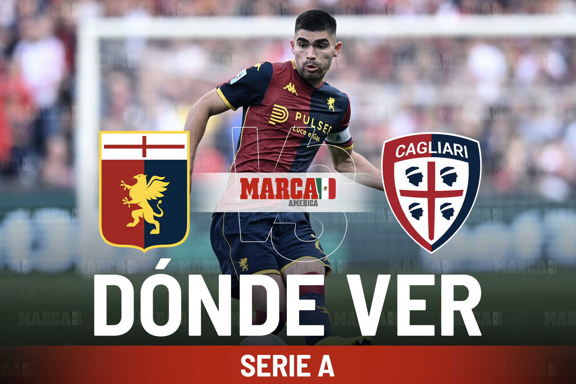 Resumen del partido Cagliari vs Genoa (3-3). GOLES, image size:1980x1320
