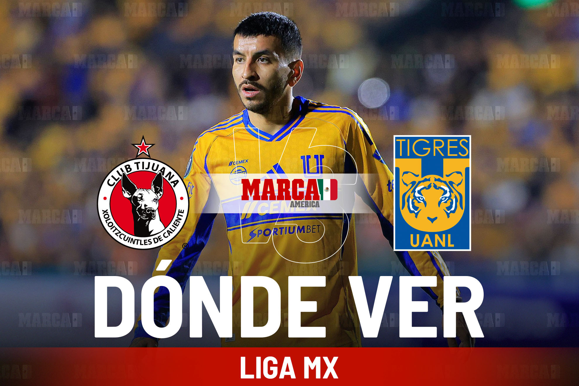 Tijuana vs Tigres: Dónde ver el partido de hoy y a qué hora juega Ángel Correa en la Jornada 13 del Clausura 2026